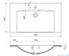 Oristo Skagen szafka z umywalką wisząca 79x50x45 biały mat OR49-SD1S-80-2/UME-AM-80-92